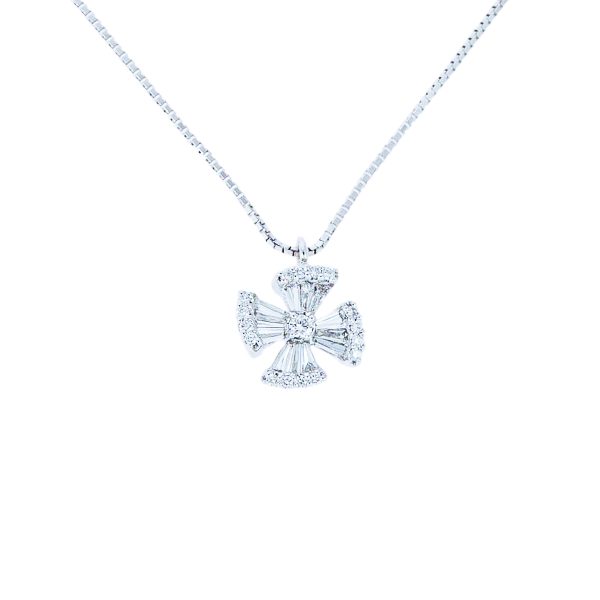 Χρυσός Σταυρός & Αλυσίδα με Διαμάντια