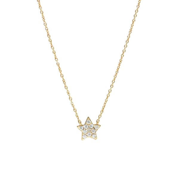 Χρυσό Κολιέ με Διαμάντια