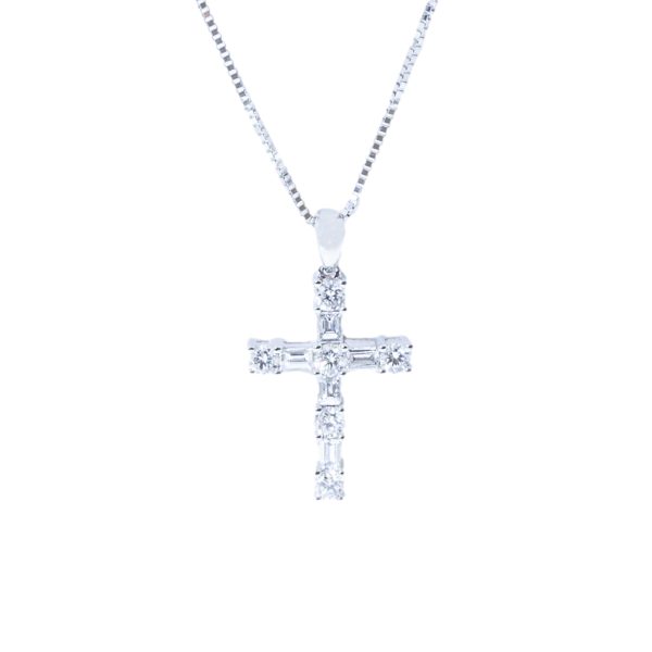Gold, Diamond Cross & Chain