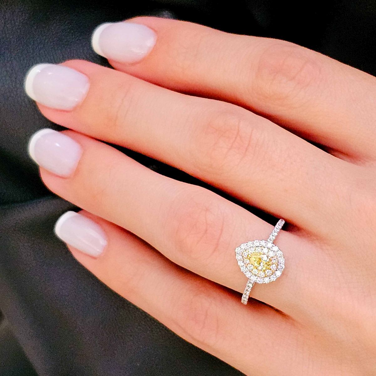 gold & diamond jewellery_66 Gold & 0.22ct Yellow Diamond Ring - Image 2