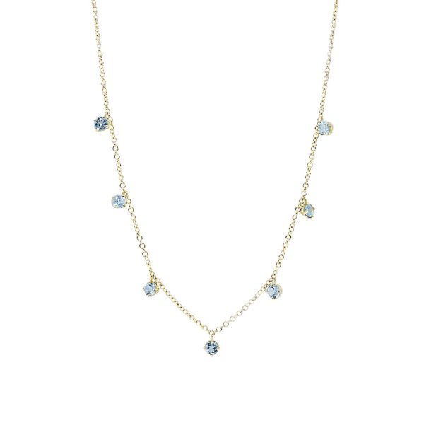 Χρυσό Κολιέ με Τοπάζια