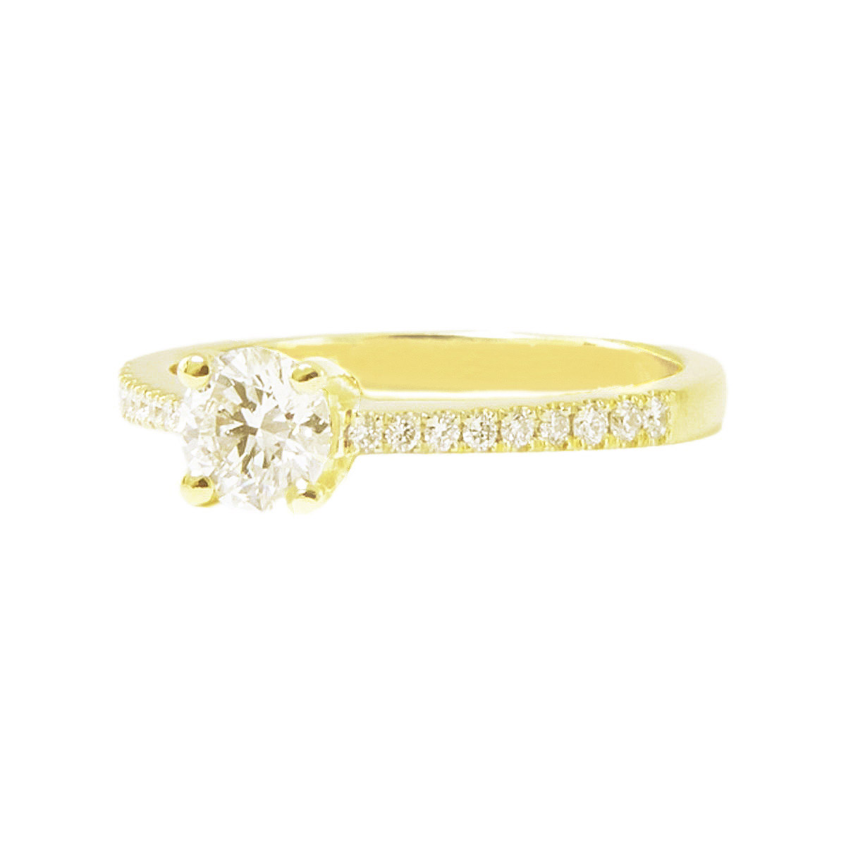 gold & 0.46ct diamond engagement ring 7354-1-2_clipped_rev_1 Gold & 0.46ct Diamond Engagement Ring - Image 2