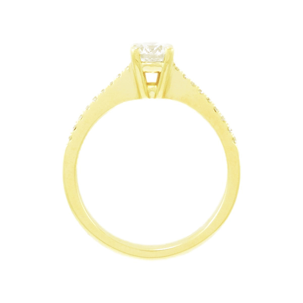 gold & 0.46ct diamond engagement ring 7354-1-3_clipped_rev_1 Gold & 0.46ct Diamond Engagement Ring - Image 3