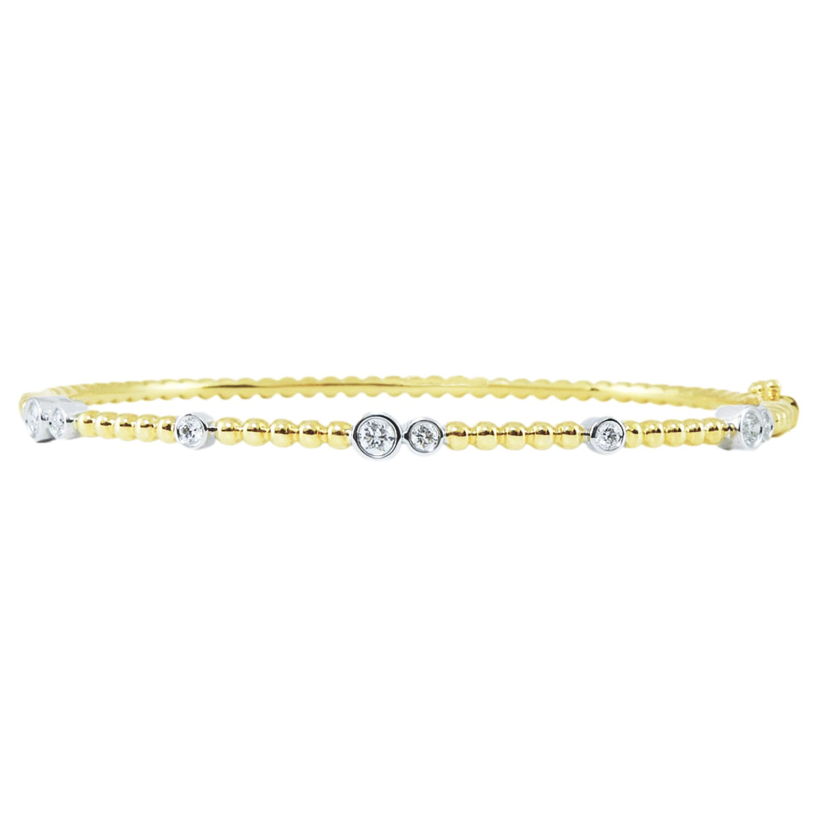 gold & diamond bracelet 26388-1_clipped_rev_1 Χρυσό Βραχιόλι με Διαμάντια - Image 1
