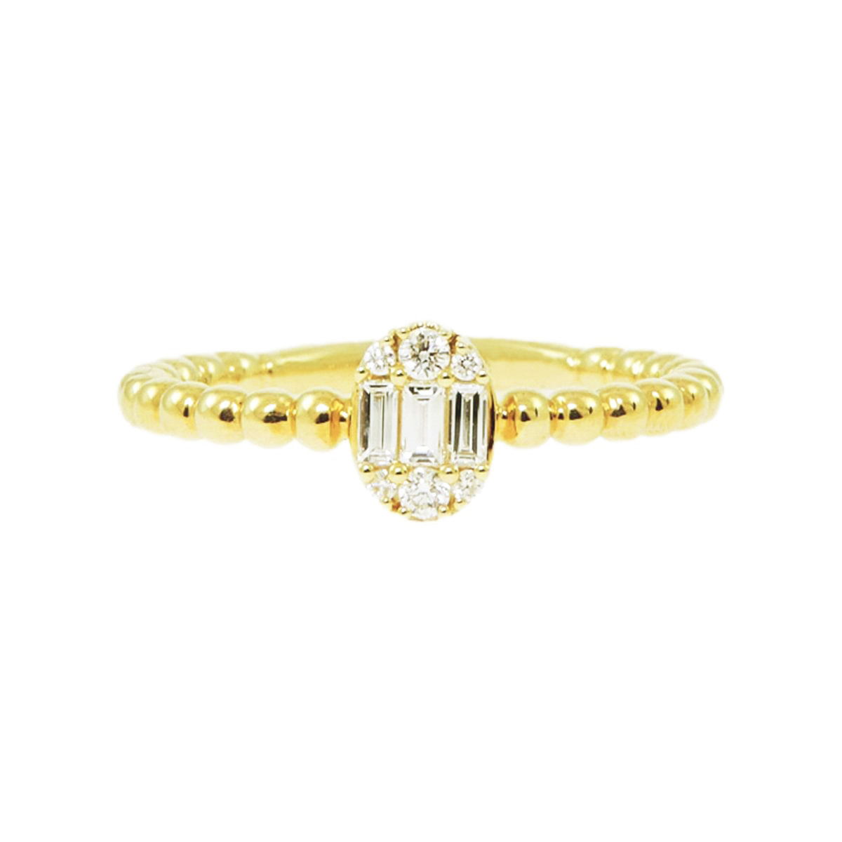 gold & diamond eternity ring 7335-1_clipped_rev_1 Gold & Diamond Ring - Image 1