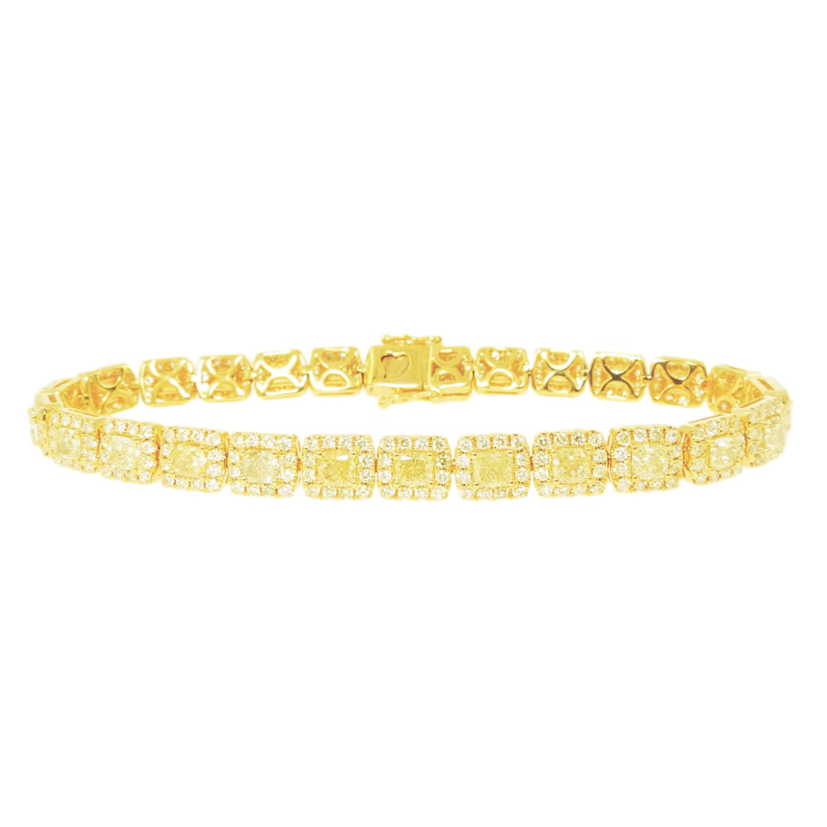 gold & diamond bracelet 26405-1_clipped_rev_1 Χρυσό Βραχιόλι με Διαμάντια - Image 1