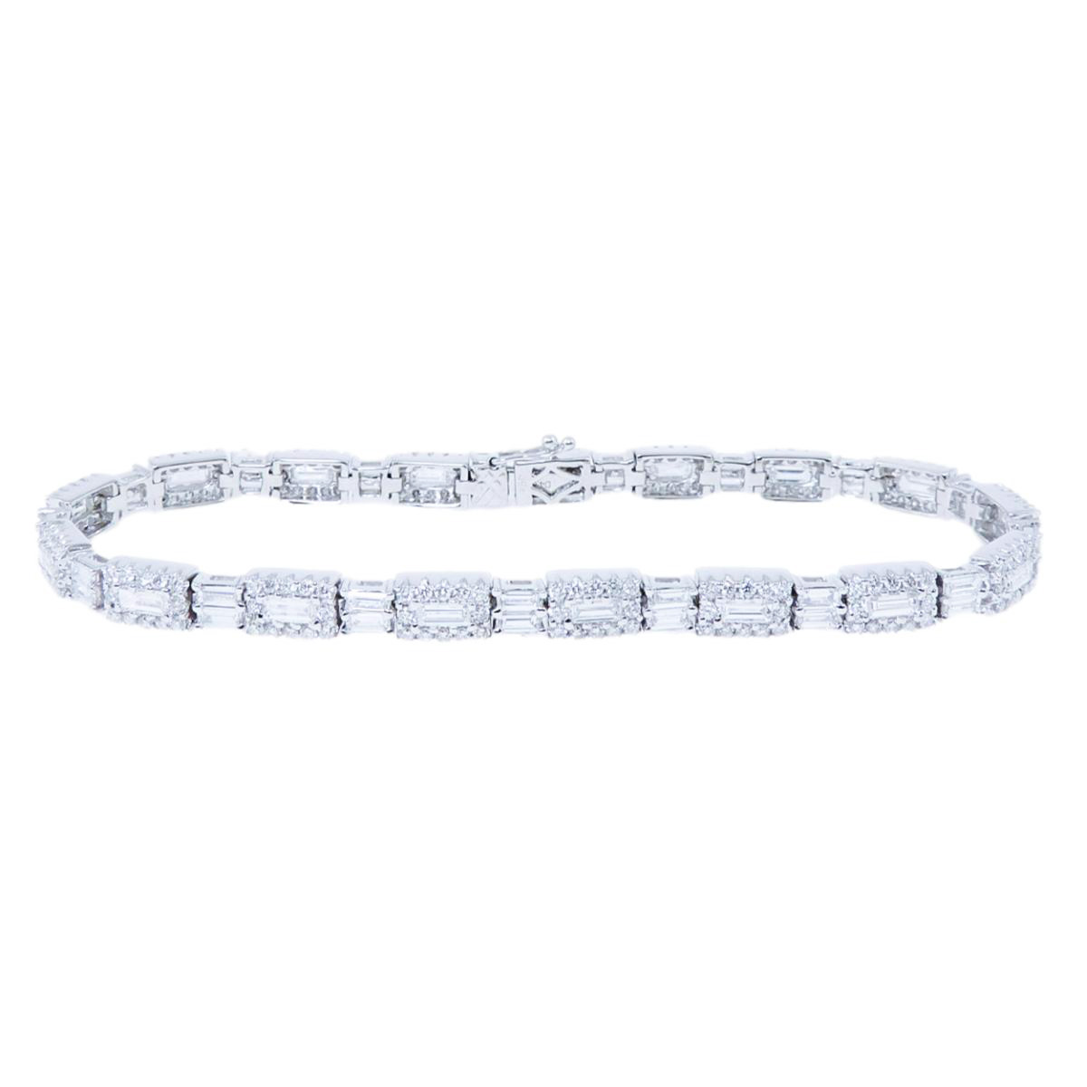 gold & diamond bracelet 26406-1_clipped_rev_1 Χρυσό Βραχιόλι με Διαμάντια - Image 1