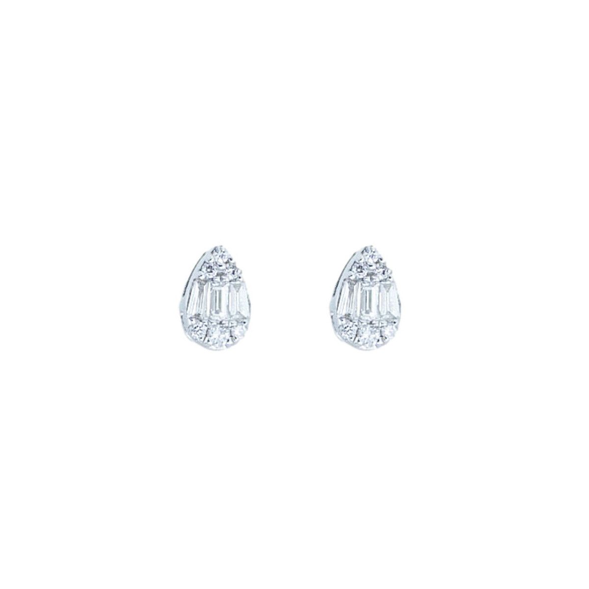 Gold & diamond earrings 6541_clipped_rev_1 Χρυσά Σκουλαρίκια με Διαμάντια - Image 1