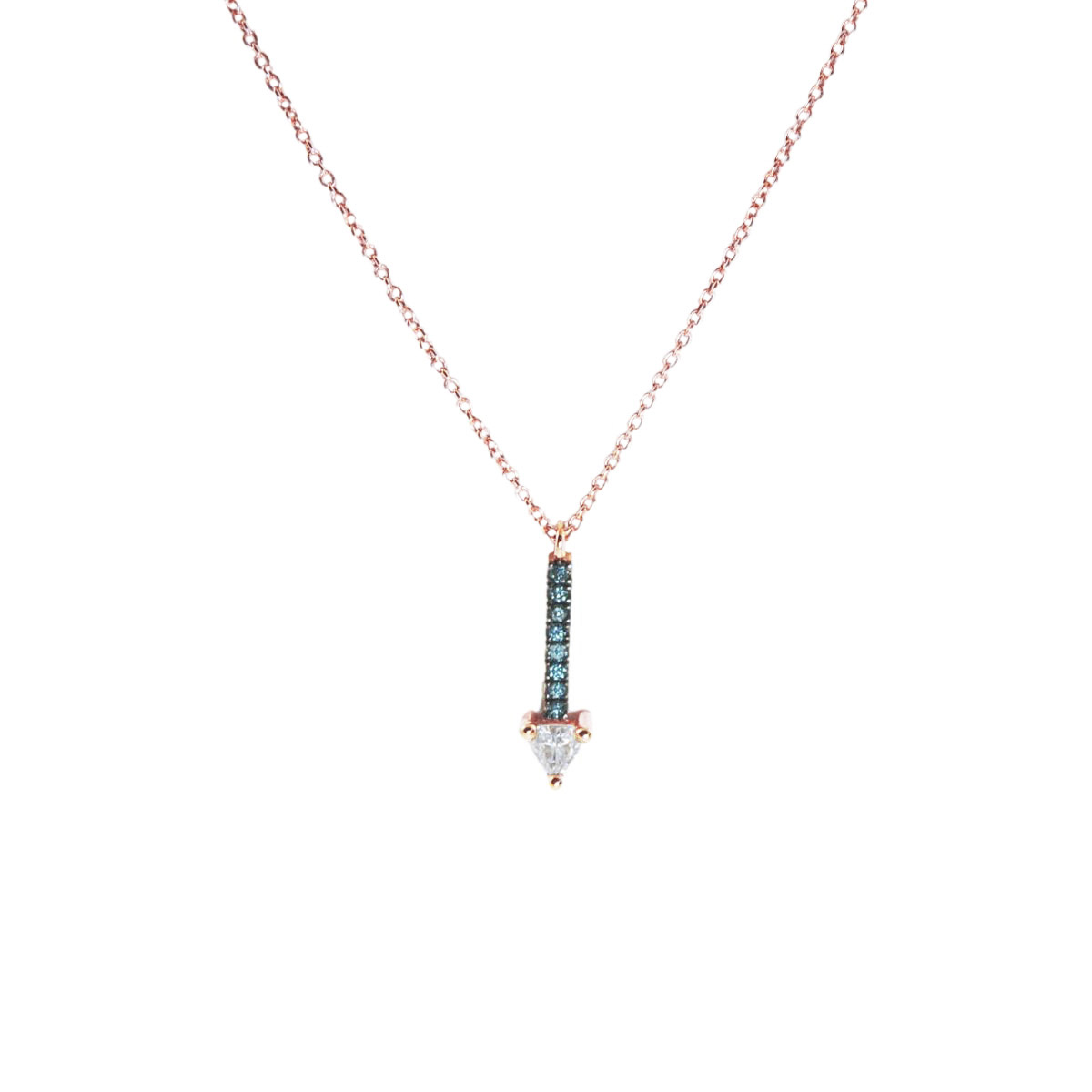 Gold & diamond necklace 9401_clipped_rev_1 Χρυσό Κολιέ με Διαμάντια - Image 1