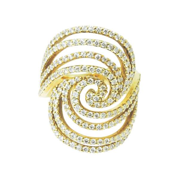 Χρυσό Δαχτυλίδι με Διαμάντια